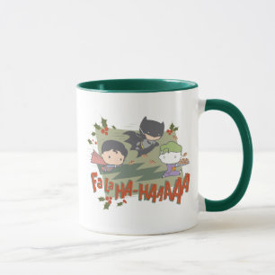 Justice League Chibi Holiday Cookie Chase Mug