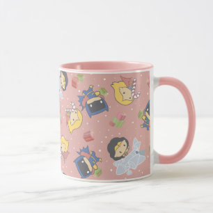 Justice League Chibi Holiday Present Pattern Mug