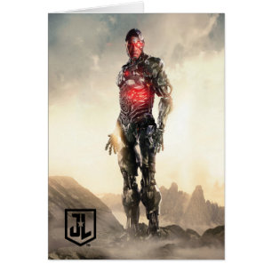 Justice League Cyborg On Battlefield