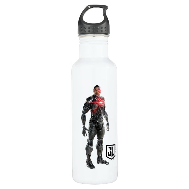 Justice League | Cyborg On Battlefield 710 Ml Water Bottle (Front)