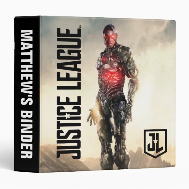 Justice League | Cyborg On Battlefield Binder (Front/Spine)