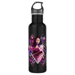 Justice League   Diamond Galactic Group Panels 710 Ml Water Bottle