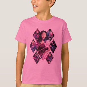 Justice League   Diamond Galactic Group Panels T-Shirt