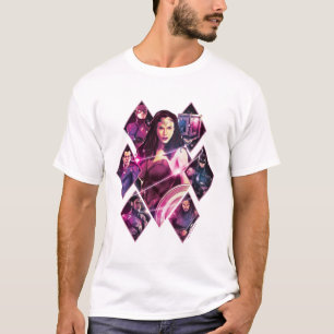 Justice League Diamond Galactic Group Panels T-Shirt