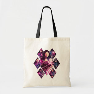 Justice League   Diamond Galactic Group Panels Tote Bag