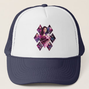 Justice League   Diamond Galactic Group Panels Trucker Hat
