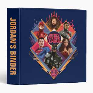 Justice League   Diamond Hatch Group Badge Binder