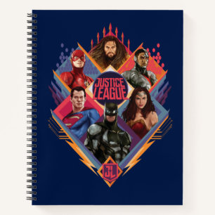Justice League   Diamond Hatch Group Badge Notebook