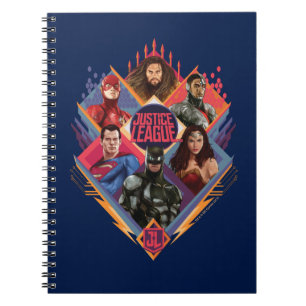 Justice League Diamond Hatch Group Badge Notebook
