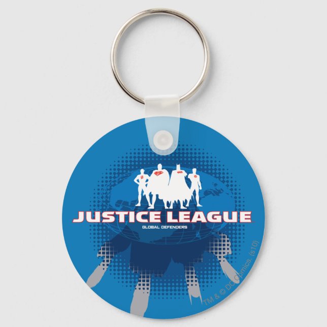 Justice League Global Defenders Keychain (Front)