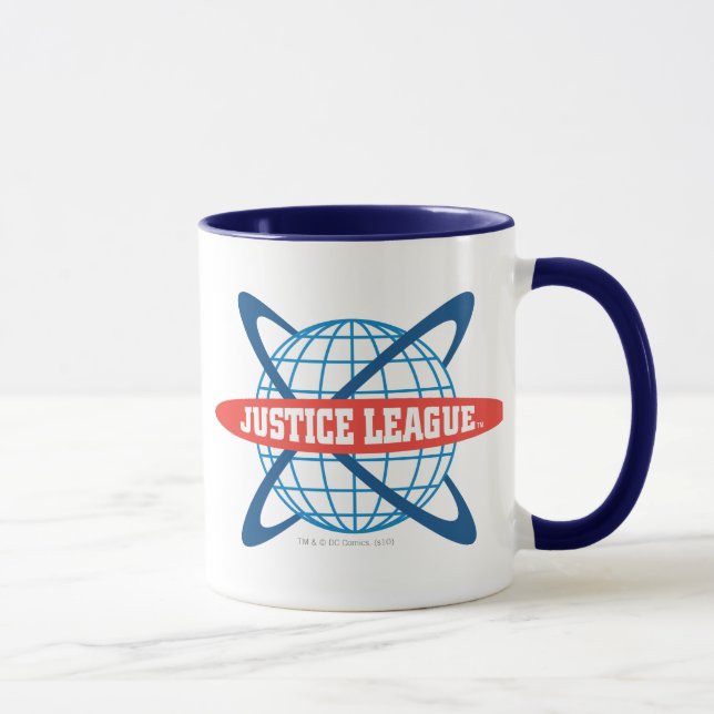 Justice League Globe Logo Mug (Right)