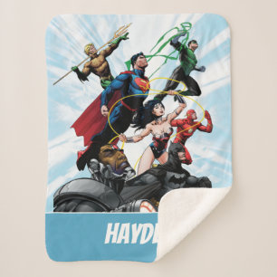 Justice League - Group 1 Sherpa Blanket