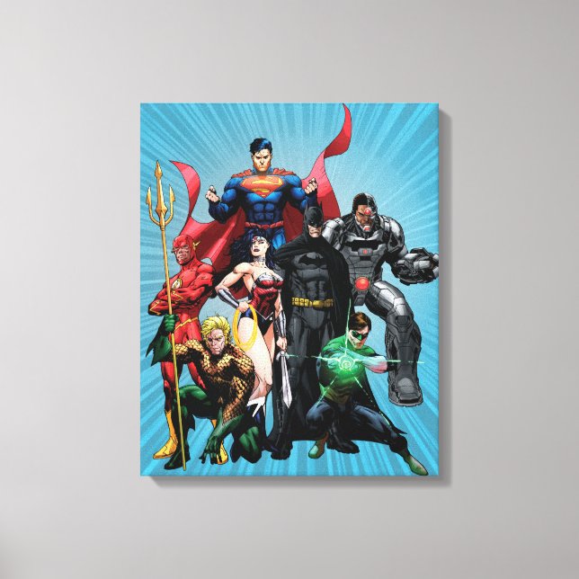 Justice League - Group 2 Canvas Print (Front)