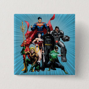 Justice League - Group 2 Inch Square Button