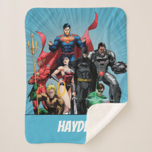 Justice League - Group 2 Sherpa Blanket
