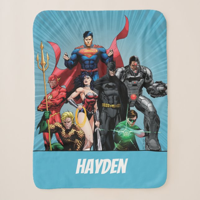 Justice League - Group 2 Sherpa Blanket (Front)