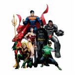 Justice League - Group 2 Standing Photo Sculpture<br><div class="desc">Justice League New 52</div>