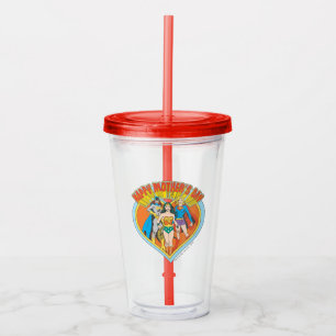 Justice League   Happy Mother's Day Acrylic Tumbler