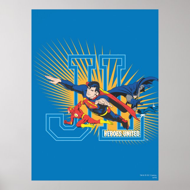 Justice League Heroes United Poster (Front)