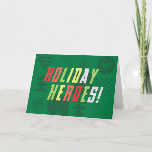 Justice League Holiday Heroes Graphic Card