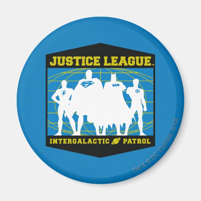 Justice League Intergalactic Patrol Magnet (Front)