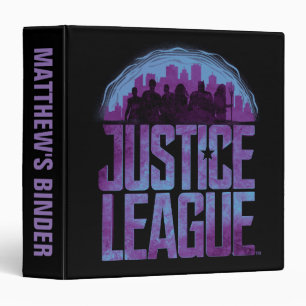 Justice League Justice League City Silhouette Binder