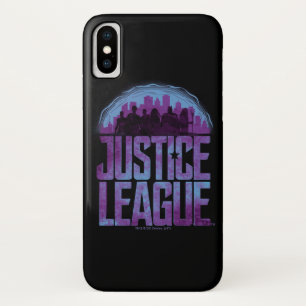Justice League   Justice League City Silhouette Case-Mate iPhone Case