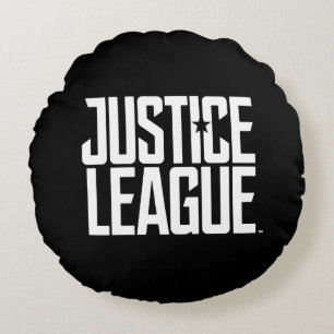 Justice League   Justice League Logo Round Pillow