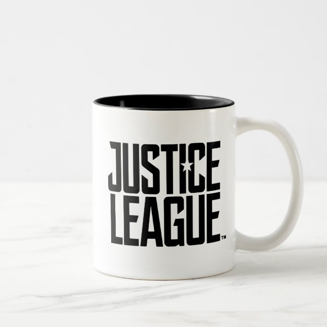 Justice League | Justice League Logo Two-Tone Coffee Mug (Right)