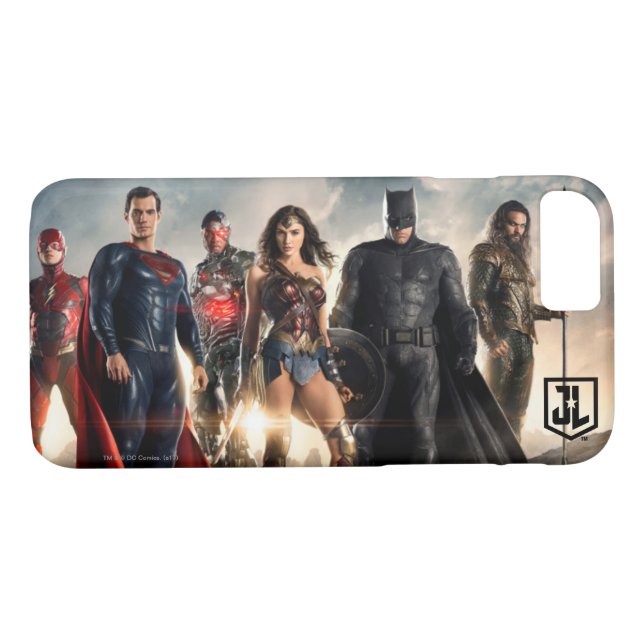 Justice League | Justice League On Battlefield Case-Mate iPhone Case (Back (Horizontal))