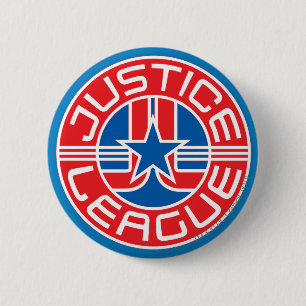 Justice League Logo 2 Inch Round Button
