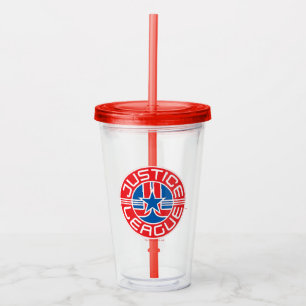 Justice League Logo Acrylic Tumbler
