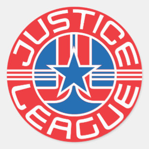 Justice League Logo Classic Round Sticker