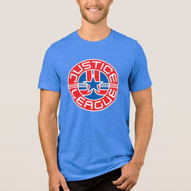 Justice League Logo Tri-Blend Shirt (Front)