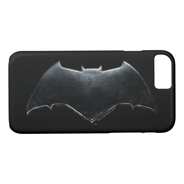 Justice League | Metallic Batman Symbol Case-Mate iPhone Case (Back (Horizontal))