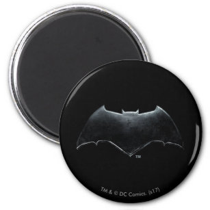 Justice League   Metallic Batman Symbol Magnet