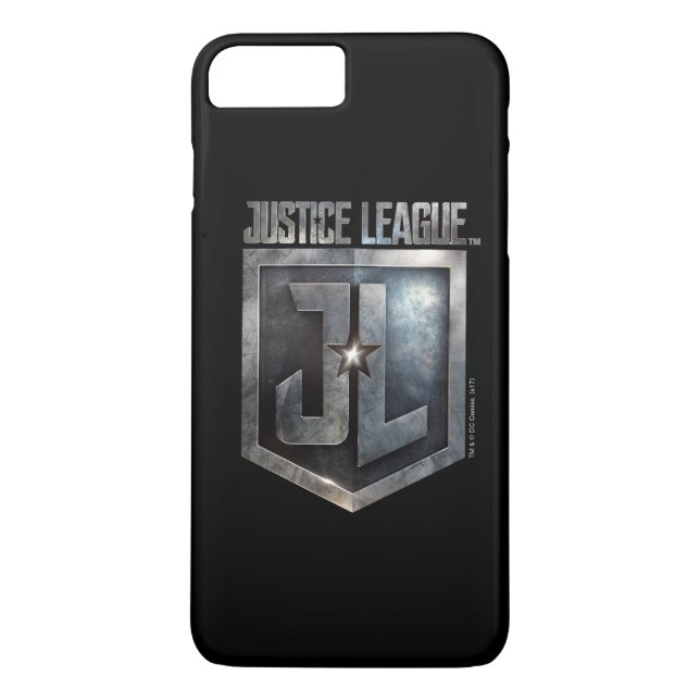 Justice League | Metallic JL Shield Case-Mate iPhone Case (Back)