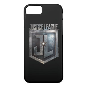 Justice League   Metallic JL Shield iPhone 8/7 Case