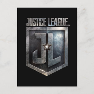 Justice League   Metallic JL Shield Postcard