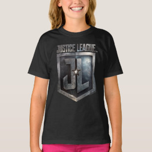 Justice League   Metallic JL Shield T-Shirt