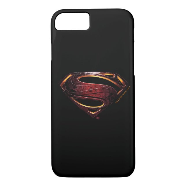 Justice League | Metallic Superman Symbol Case-Mate iPhone Case (Back)