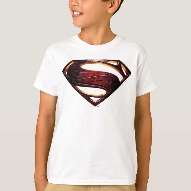 Justice League | Metallic Superman Symbol T-Shirt (Front)