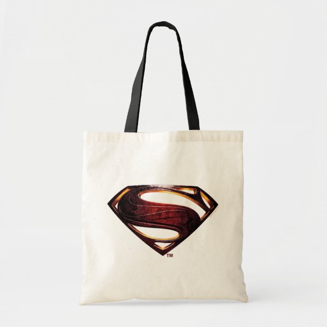 Justice League | Metallic Superman Symbol Tote Bag (Front)