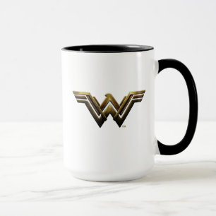 Justice League Metallic Wonder Woman Symbol Mug