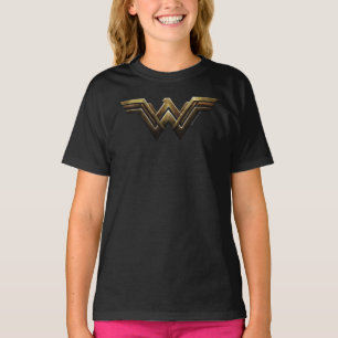 Justice League   Metallic Wonder Woman Symbol T-Shirt
