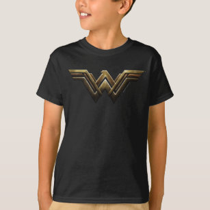 Justice League   Metallic Wonder Woman Symbol T-Shirt