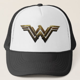 Justice League   Metallic Wonder Woman Symbol Trucker Hat