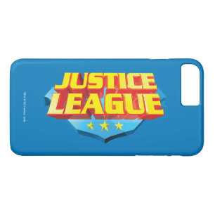 Justice League Name and Shield Logo iPhone 8 Plus/7 Plus Case