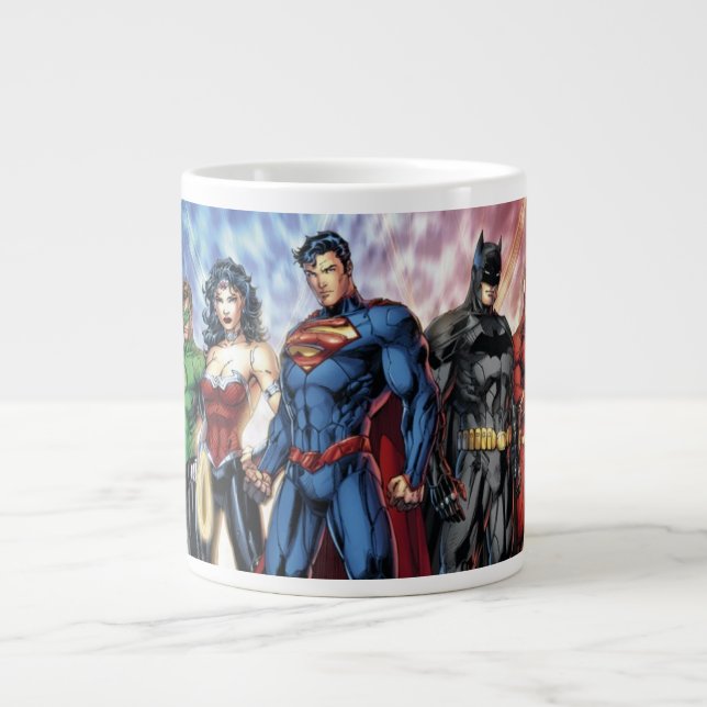 Justice League | New 52 Justice League Line Up Large Coffee Mug (Front)