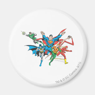 Justice League of America Group 4 Magnet